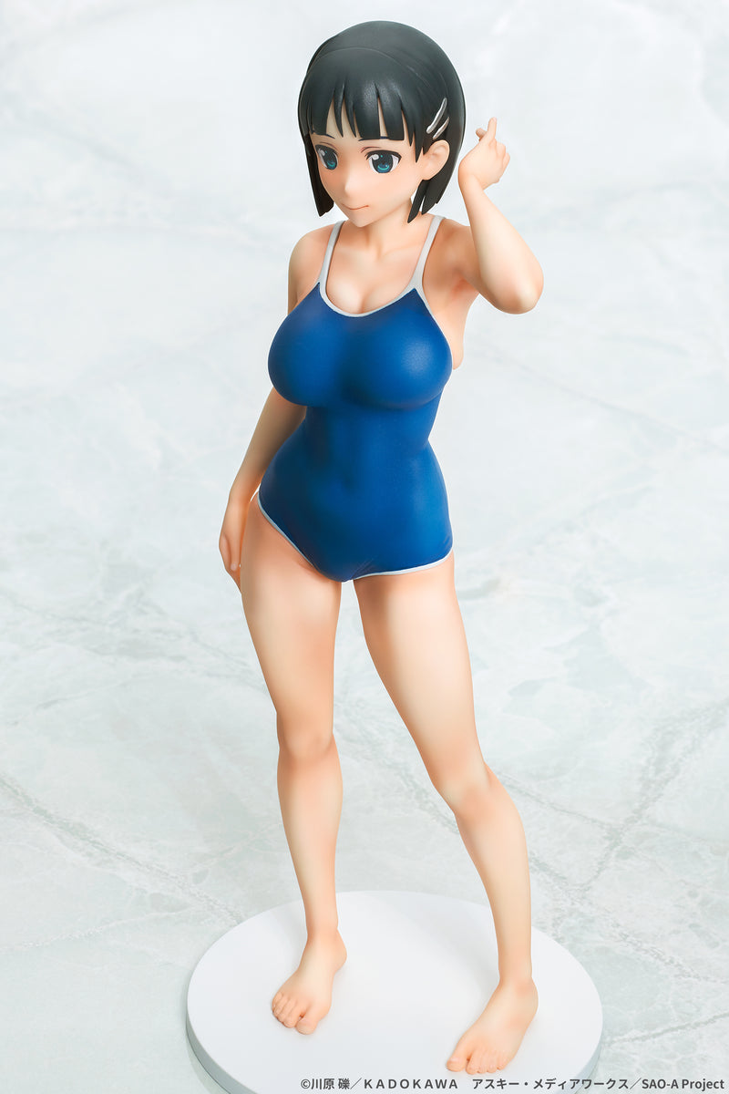 SAO BEAT (Q-SIX) Suguha Kirigaya Navy Blue Suimsuit Ver.