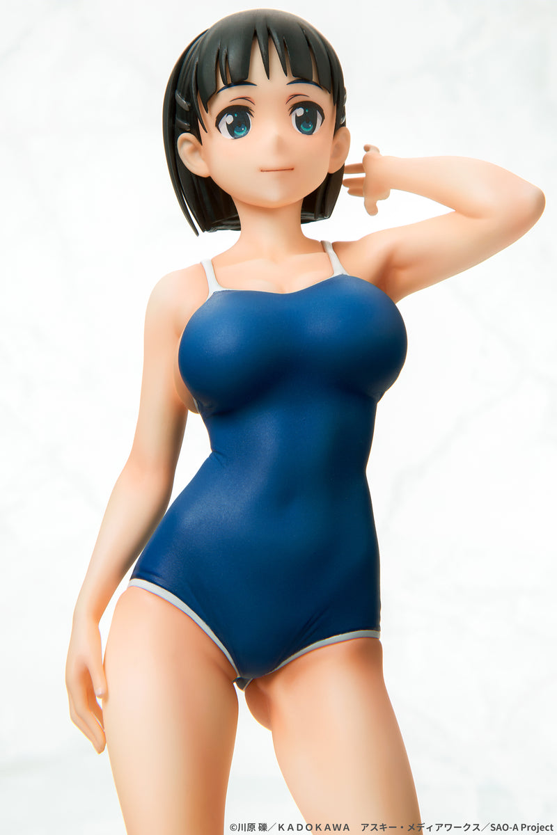 SAO BEAT (Q-SIX) Suguha Kirigaya Navy Blue Suimsuit Ver.