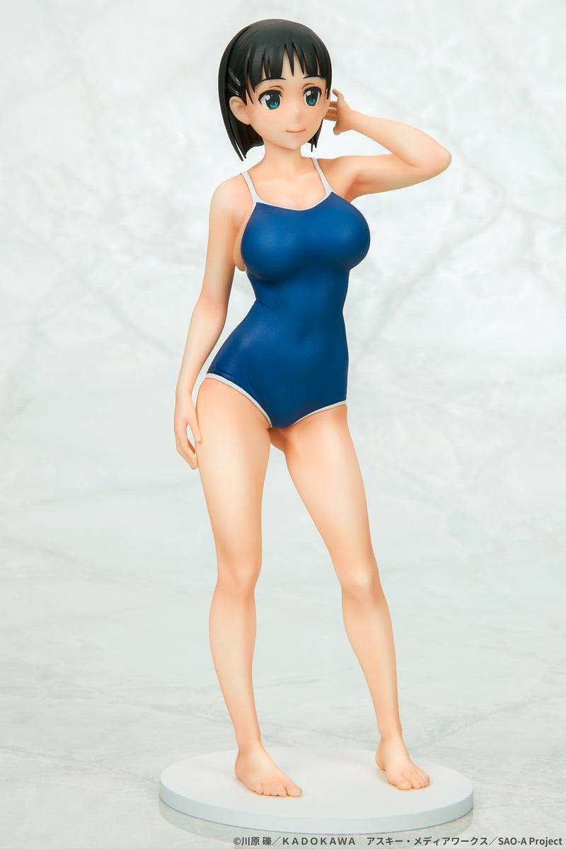 SAO BEAT (Q-SIX) Suguha Kirigaya Navy Blue Suimsuit Ver.