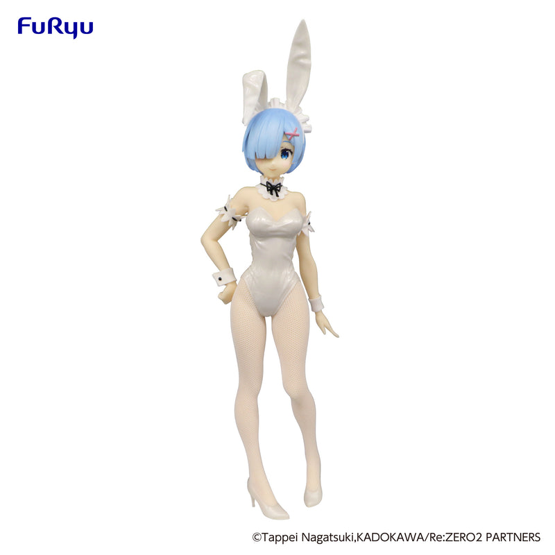 Re:Zero -Starting Life In Another World- FURYU BiCute Bunnies Figure Rem ・White Pearl Color ver.
