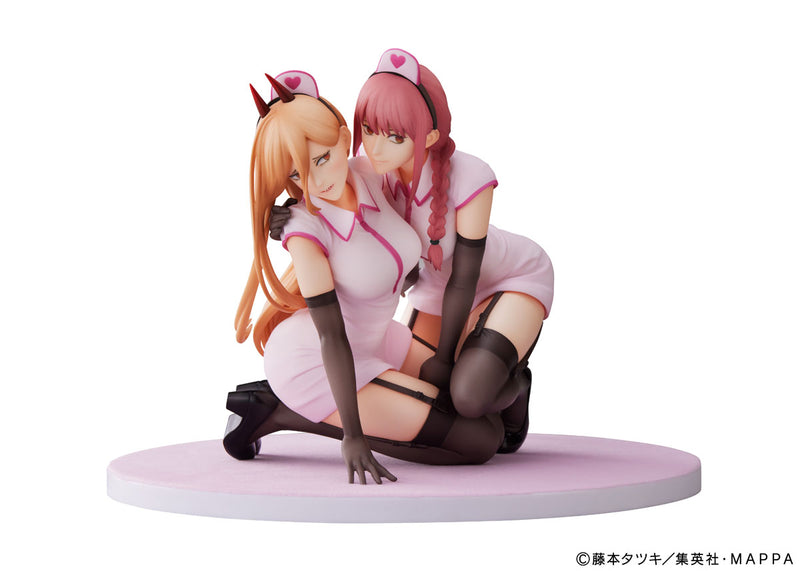Chainsaw Man FuRyu F:NEX Power & Makima Nurse Ver.
