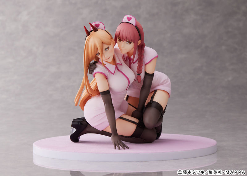 Chainsaw Man FuRyu F:NEX Power & Makima Nurse Ver.