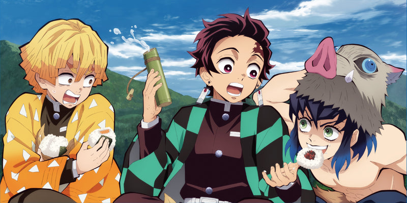 Demon Slayer Kimetsu no Yaiba Bath Towel 2 FURYU Tanjiro & Zenitsu & Inosuke