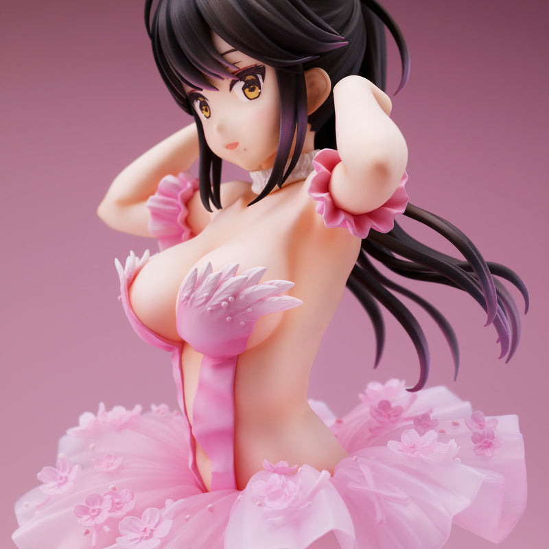 Anmi Illustration UNION CREATIVE Flamingo Ballet Group Ponytail Girl