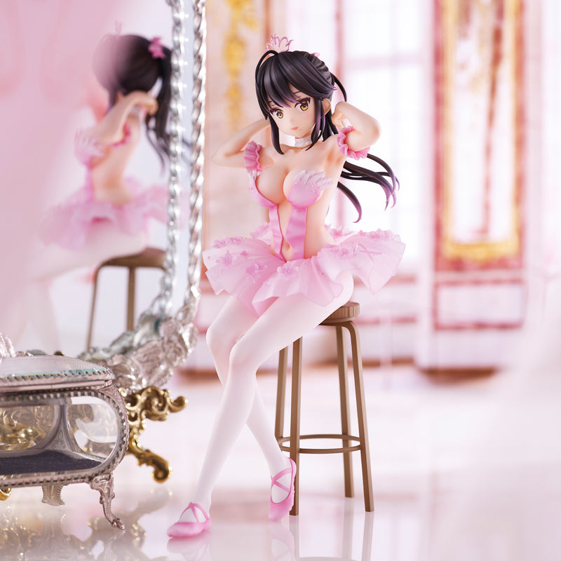 Anmi Illustration UNION CREATIVE Flamingo Ballet Group Ponytail Girl