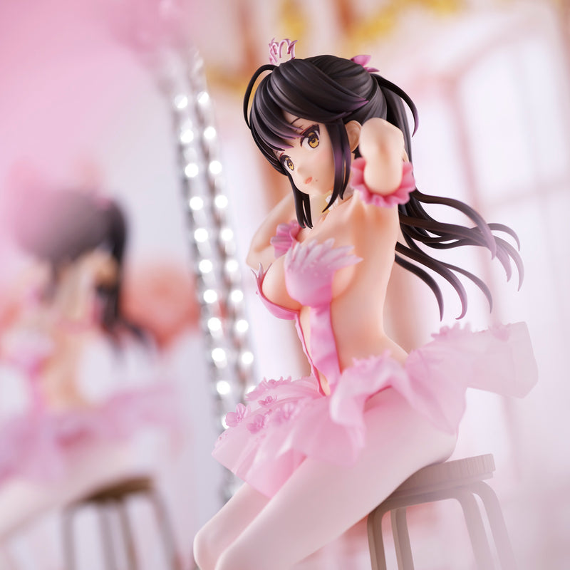Anmi Illustration UNION CREATIVE Flamingo Ballet Group Ponytail Girl