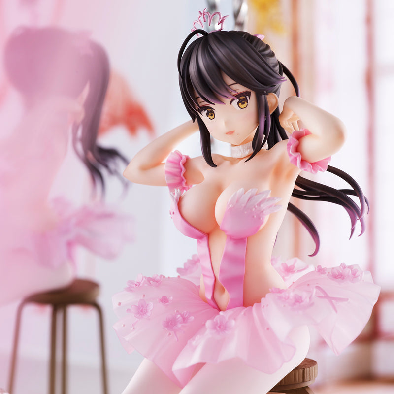 Anmi Illustration UNION CREATIVE Flamingo Ballet Group Ponytail Girl