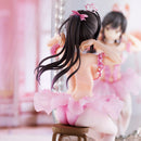 Anmi Illustration UNION CREATIVE Flamingo Ballet Group Ponytail Girl