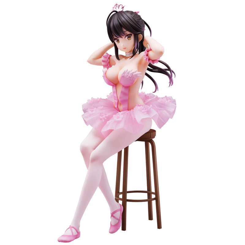 Anmi Illustration UNION CREATIVE Flamingo Ballet Group Ponytail Girl