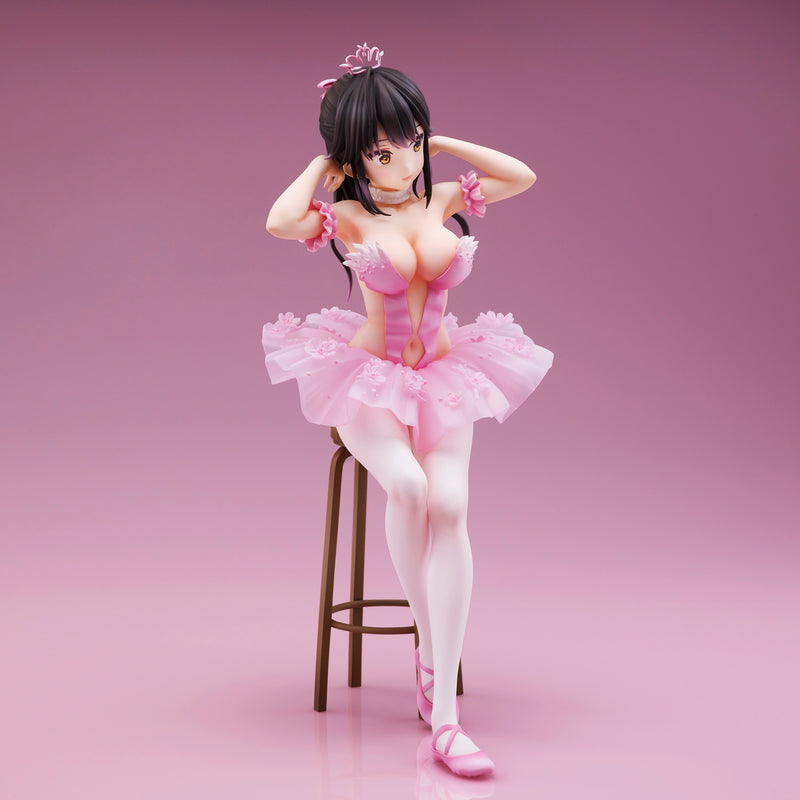 Anmi Illustration UNION CREATIVE Flamingo Ballet Group Ponytail Girl