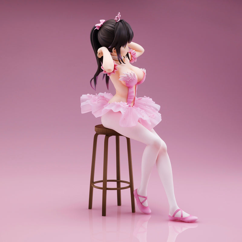 Anmi Illustration UNION CREATIVE Flamingo Ballet Group Ponytail Girl