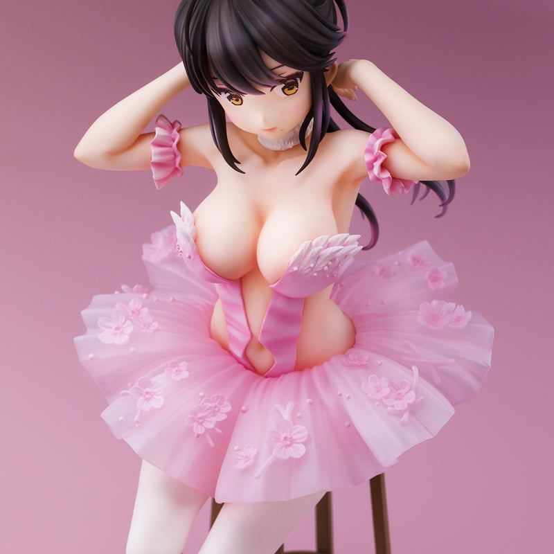 Anmi Illustration UNION CREATIVE Flamingo Ballet Group Ponytail Girl