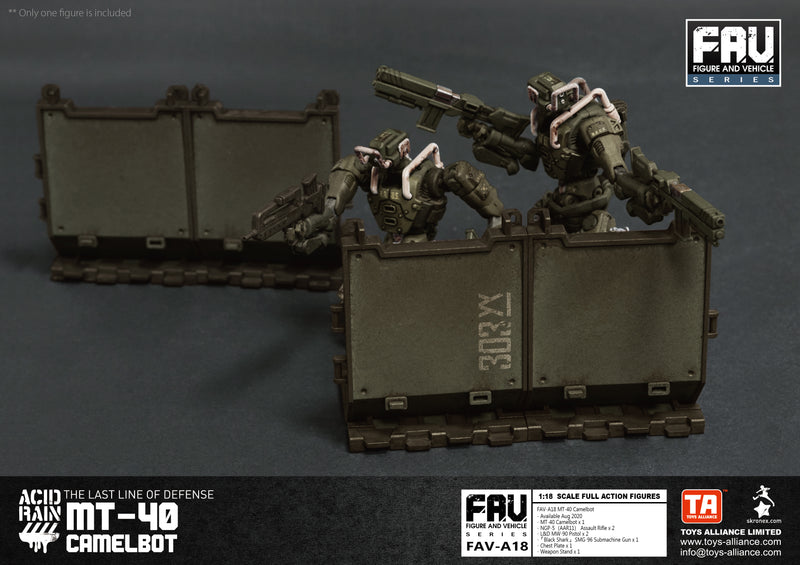 ACID RAIN TOYS ALLIANCE LIMITED 1/18 SCALE MT-40 CAMELBOT FAV-A18