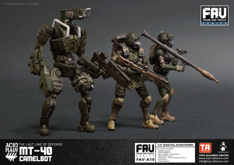 ACID RAIN TOYS ALLIANCE LIMITED 1/18 SCALE MT-40 CAMELBOT FAV-A18