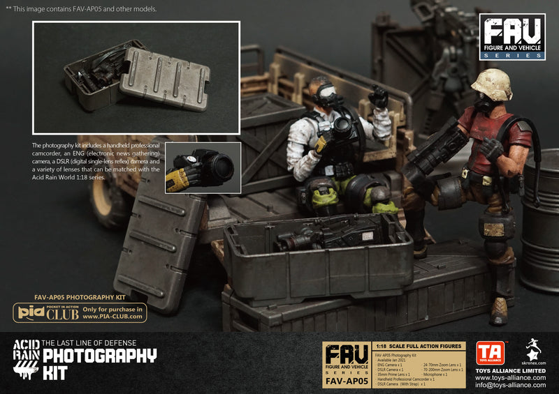 ACID RAIN TOYS ALLIANCE LIMITED 1/18 SCALE FAV-AP05 PHOTOGRAPHY KIT