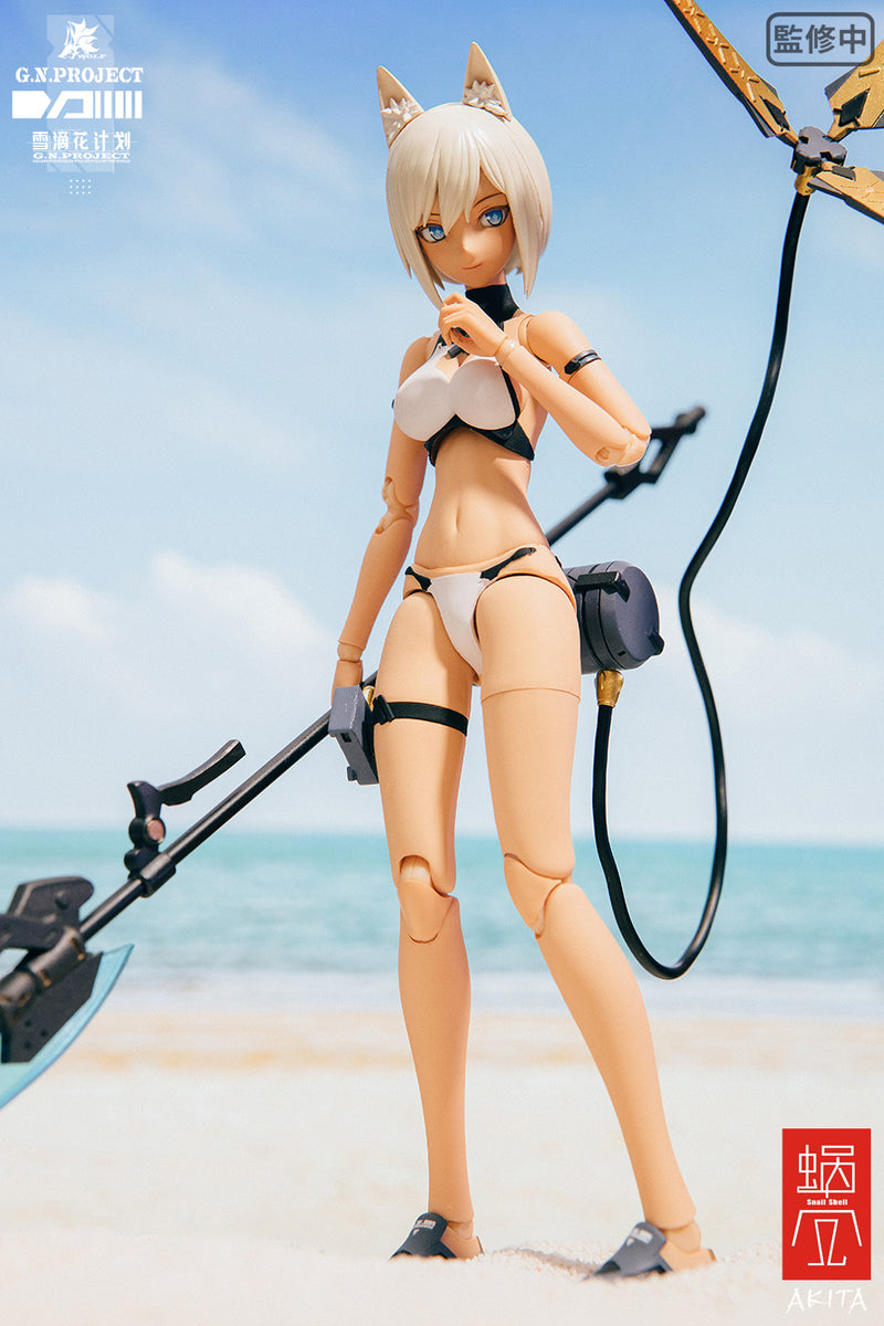 G.N.PROJECT SNAIL SHELL WOLF-001 SWIMWEAR FIGURE BODY & EQUIPMENT SET