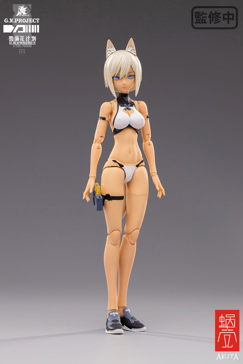 G.N.PROJECT SNAIL SHELL WOLF-001 SWIMWEAR FIGURE BODY & EQUIPMENT SET