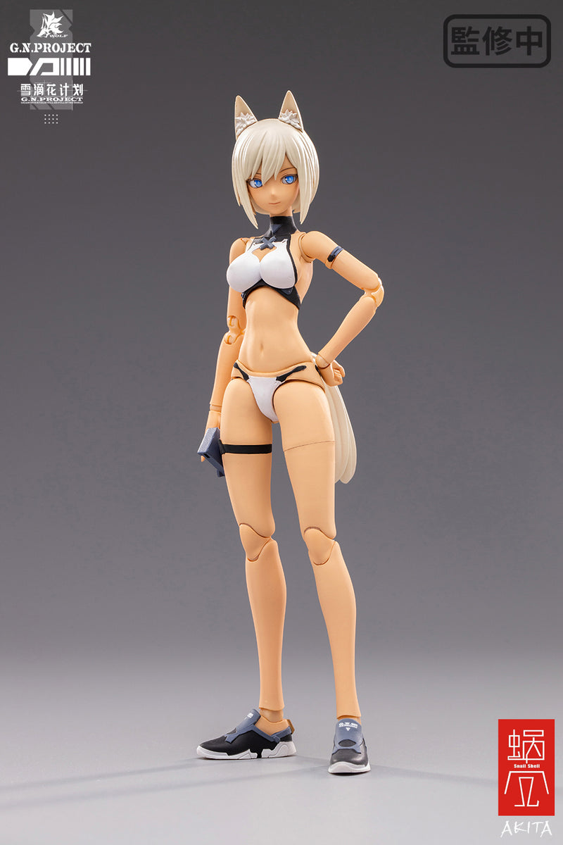 G.N.PROJECT SNAIL SHELL WOLF-001 SWIMWEAR FIGURE BODY & EQUIPMENT SET