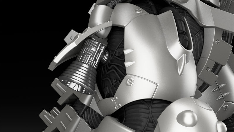 Godzilla Against Mechagodzilla Aoshima MFS-3 Kiryu Plastic Model (REPRODUCTION)