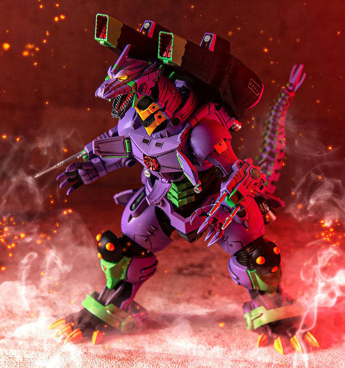 Godzilla vs Evangelion AOSHIMA Type-3 Kiryu EVA Unit-01 Color Pla