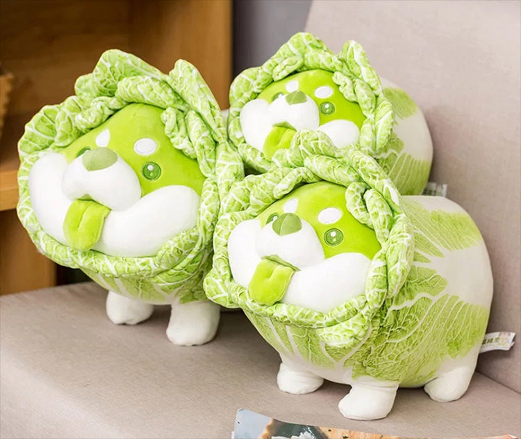 VEGETABLE FAIRY SERIES DODOWO PLUSH CABBAGE DOG 30cm