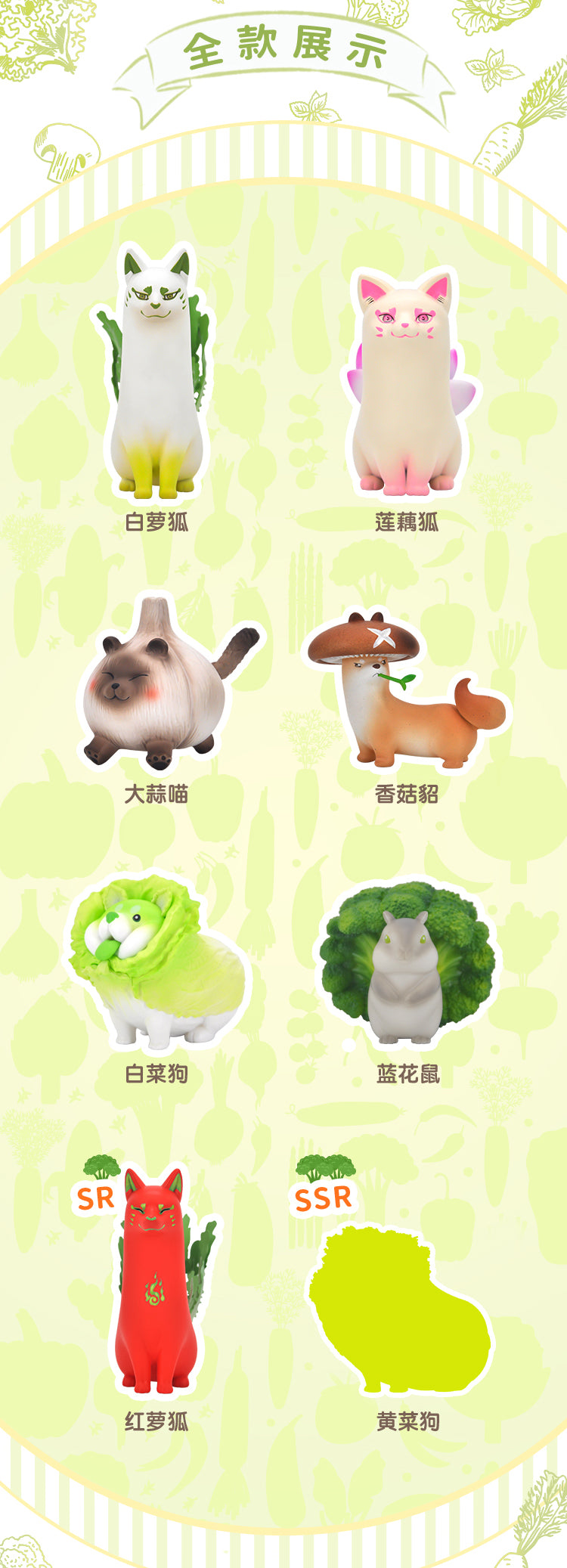 DODOWO VEGETABLE FAIRY SERIES Vol. 1 (1 Random Blind Box)