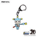 Ace Attorney FANTHFUL Series Alloy Key Chain (Blue Badger)
