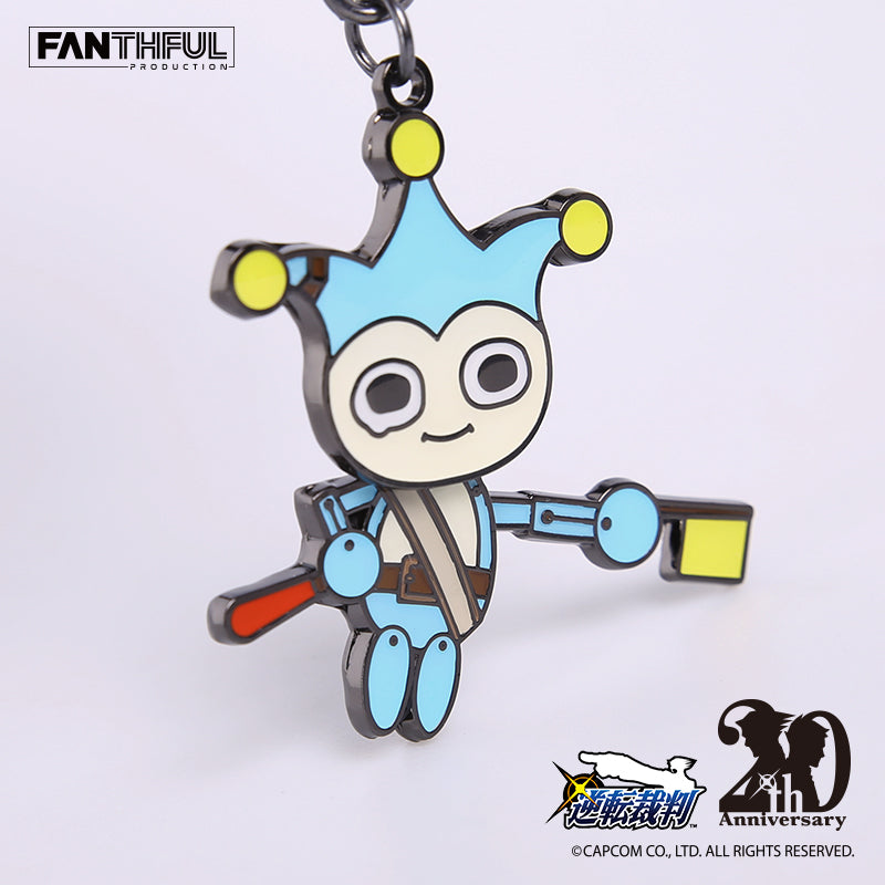 Ace Attorney FANTHFUL Series Alloy Key Chain (Blue Badger)