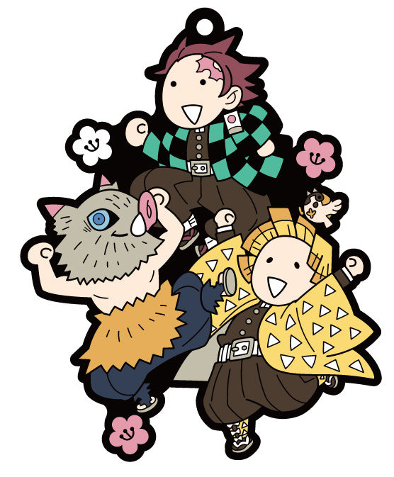 DEMON SLAYER: Kimetsu no yaiba MEGAHOUSE RUBBER MASCOT (BOX of 6)