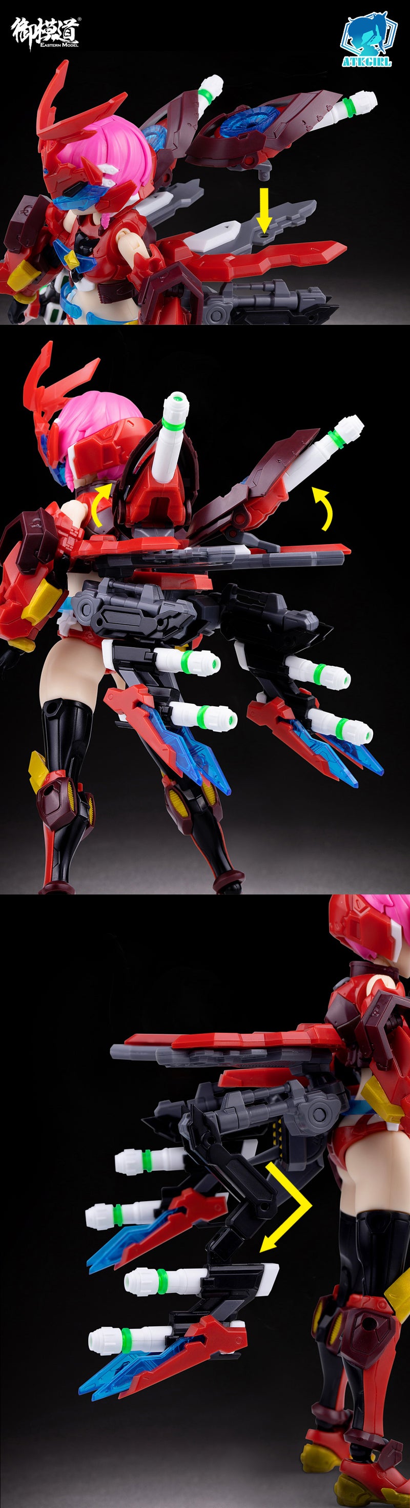 EASTERN MODEL A.T.K.GIRL HERACROSS PLASTIC MODEL KIT