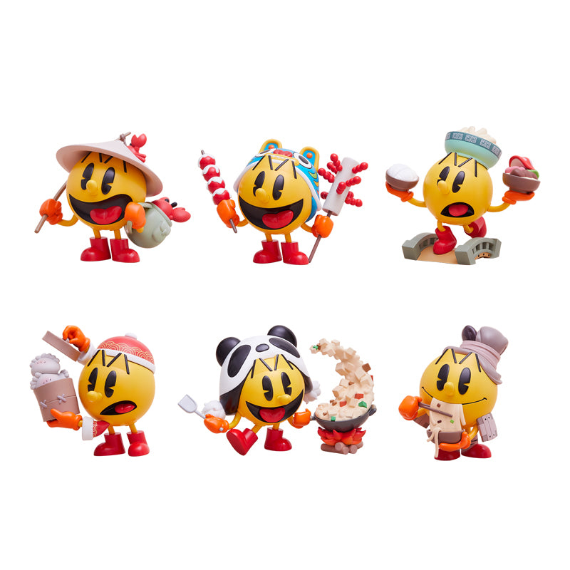 PAC-MAN RIBOSE SHIQUANSHIMEI SERIES TRADING FIGURE SET