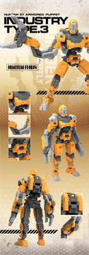 CREATIVE FIELD FIFTYSEVEN ARMORED PUPPET INDUSTRY TYPE.3 PLASTIC MODEL KIT