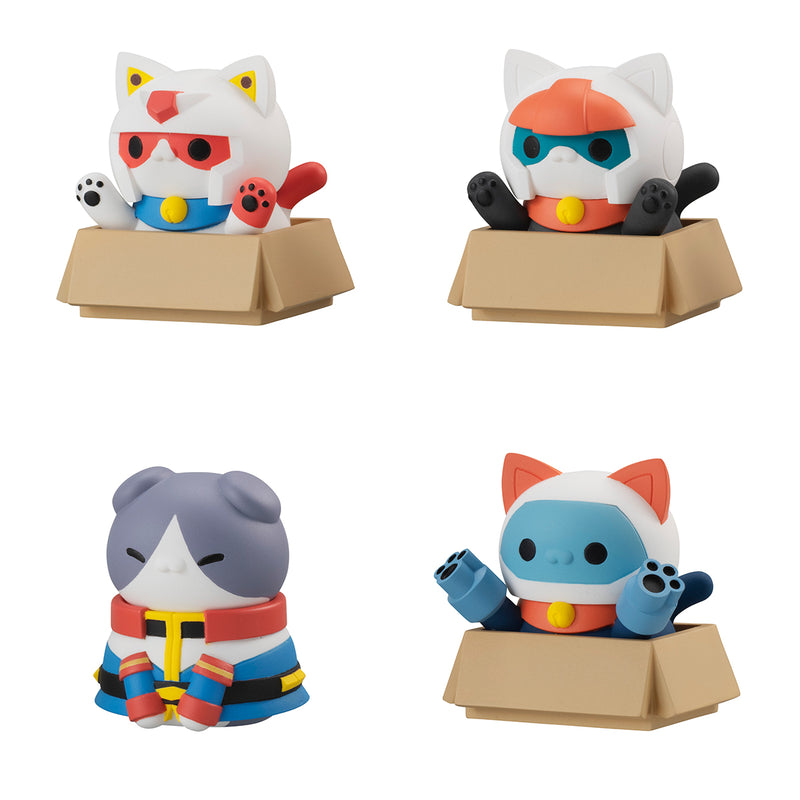 Gundam Mobile Suit MEGAHOUSE MEGA CAT PROJECT Nyandam Earth Federation Force da Nya!(Set 8)【with gift】