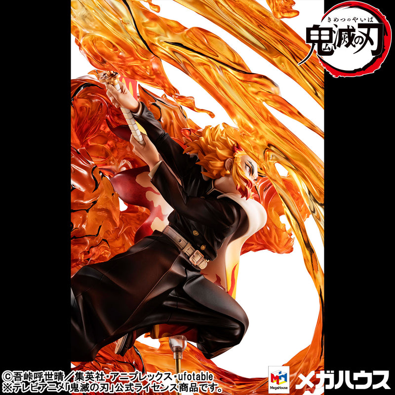 Demon slayer：Kimetsu no Yaiba  MEGAHOUSE Precious G.E.M.Series Kyojuro Rengoku  Flame Breathing Fifth Form：Flame Tiger