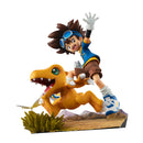 DIGIMON ADVENTURE MEGAHOUSE GEM YAGAMI TAIICHI & AGUMON Ver.20th anniversary