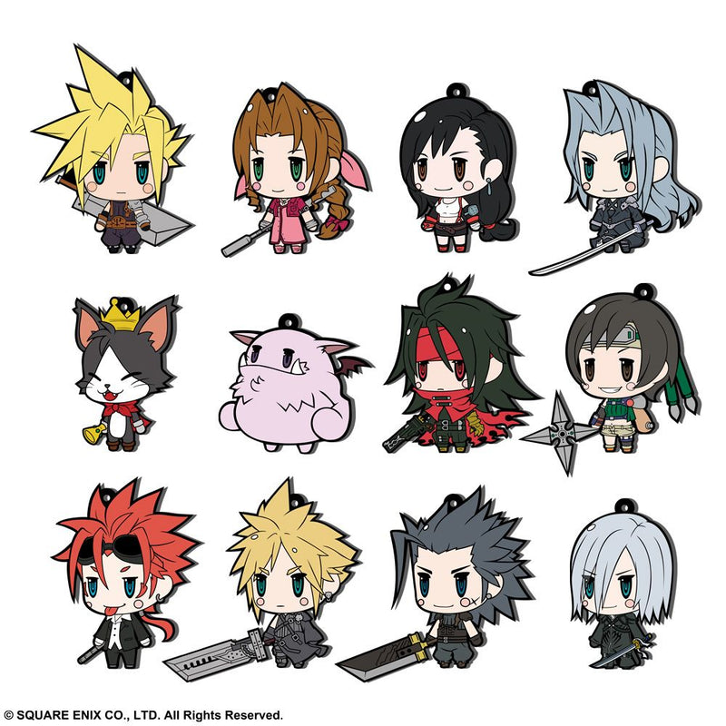 FINAL FANTASY TRADING RUBBER STRAP Square Enix FF VII EXTENDED EDITION (SET OF 12)