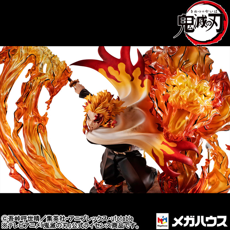 Demon slayer：Kimetsu no Yaiba  MEGAHOUSE Precious G.E.M.Series Kyojuro Rengoku  Flame Breathing Fifth Form：Flame Tiger