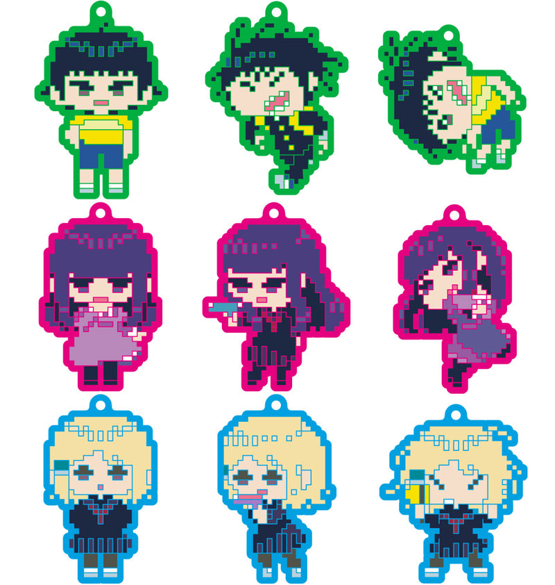 High Score Girl GOOD SMILE COMPANY Collectible Rubber Straps: 8-bit ver. (Box of 9 Characters)
