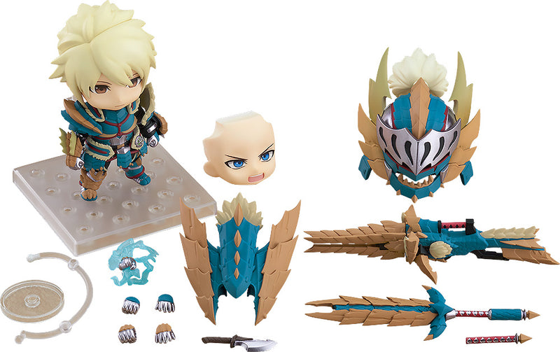 1421‐DX MONSTER HUNTER WORLD: ICEBORNE CAPCOM Nendoroid Hunter: Male Zinogre Alpha Armor Ver. DX