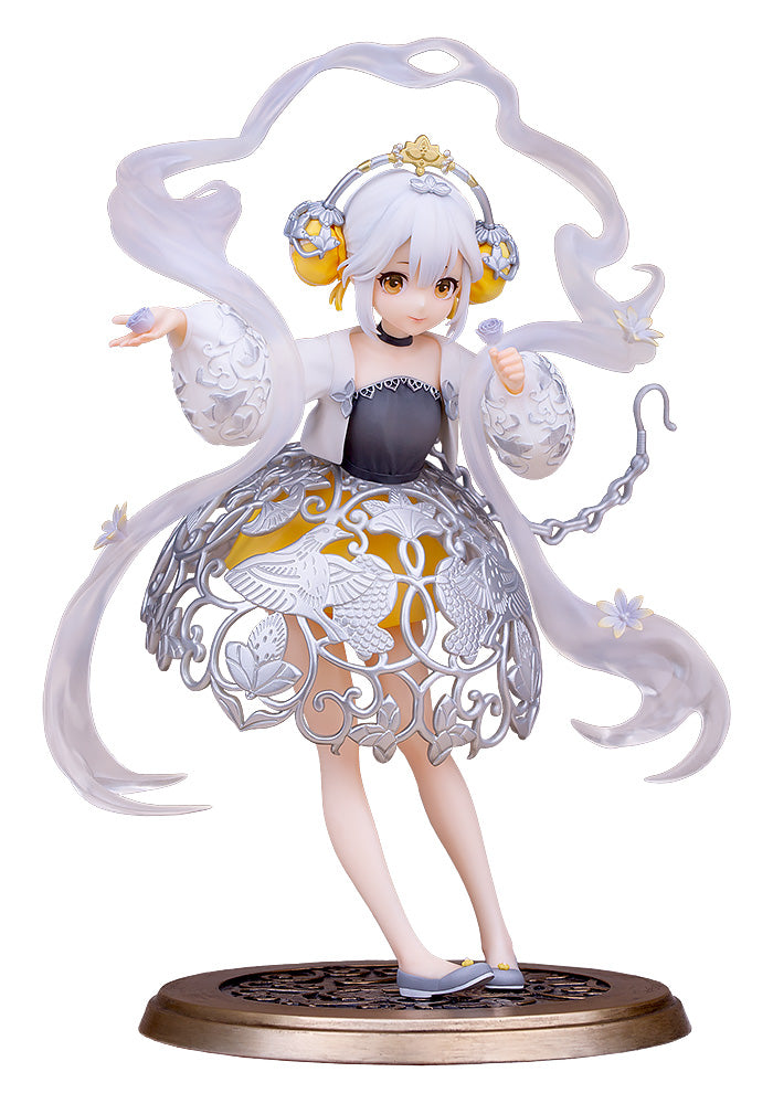 National Treasure Myethos Silver Sachet with Grape Flower and Bird Pattern