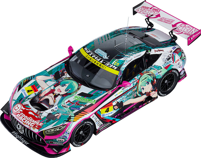 Hatsune Miku GT Project GOODSMILE RACING 1/18th Scale Good Smile Hatsune Miku AMG 2020 SUPER GT Okayama Test Ver.