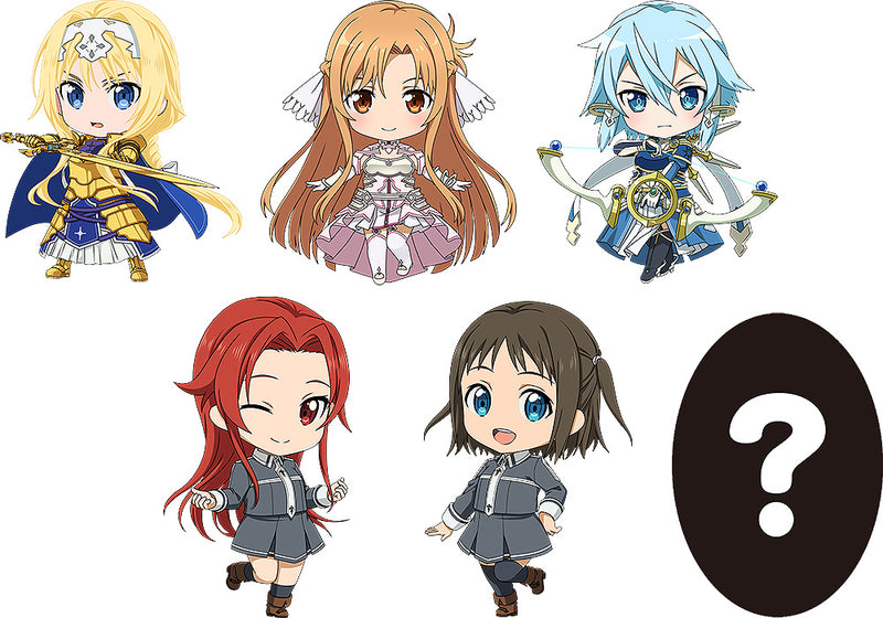 Sword Art Online Alicization Good Smile Company [Trading] Sword Art Online Alicization Nendoroid Plus Rubber Keychain Vol. 2 (1 Random Blind Box)