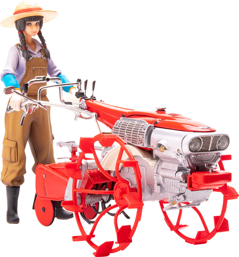 PLAMAX Max Factory PLAMAX MF-28: minimum factory Inaho with Honda F90 Tiller