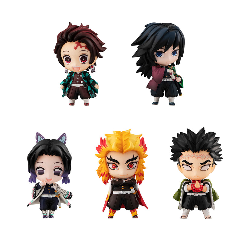 Demon Slayer MEGAHOUSE Tanjirou & the HASHIRAs Mascot set A & B Box 【with gift】