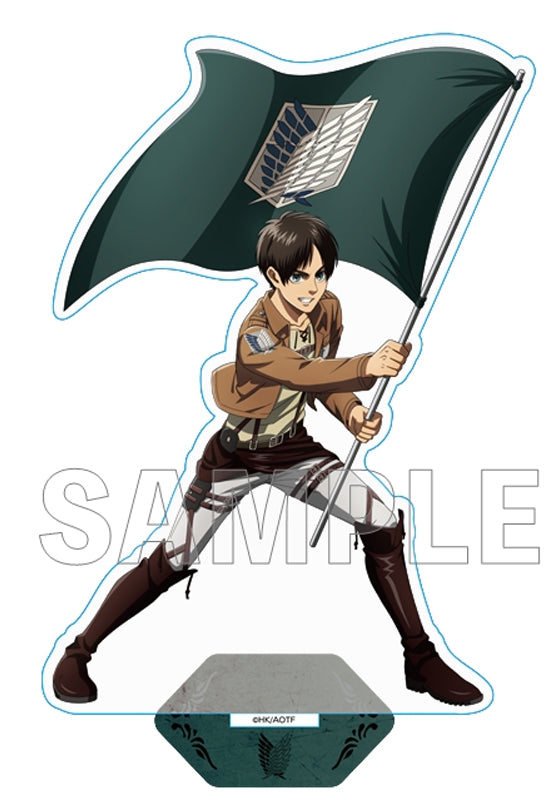 Attack on Titan Stella Notes Acrylic Stand Survey Corps Flag Ver. Eren
