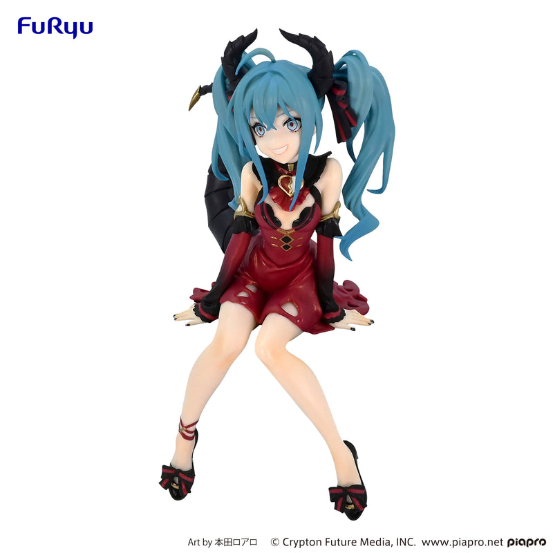 Hatsune Miku FuRyu Noodle Stopper Figure- Hatsune Miku・Villain・Red Color ver.