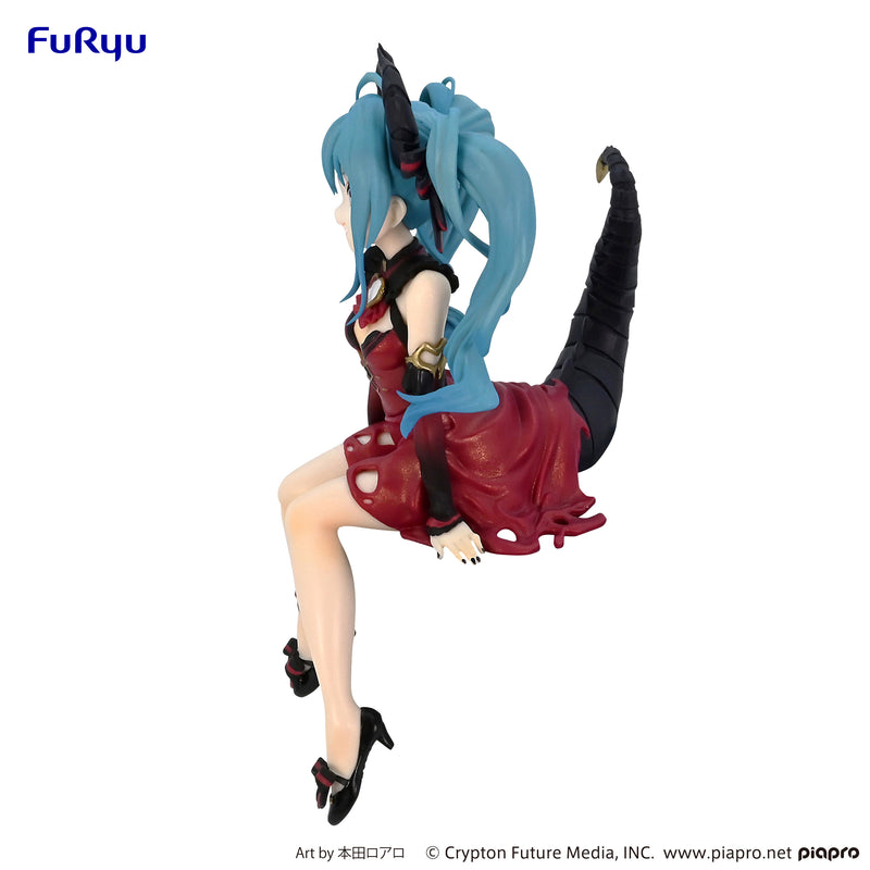 Hatsune Miku FuRyu Noodle Stopper Figure- Hatsune Miku・Villain・Red Color ver.