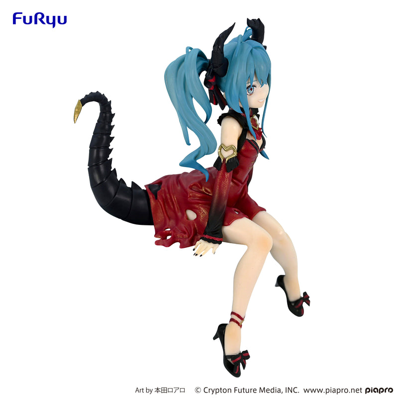 Hatsune Miku FuRyu Noodle Stopper Figure- Hatsune Miku・Villain・Red Color ver.