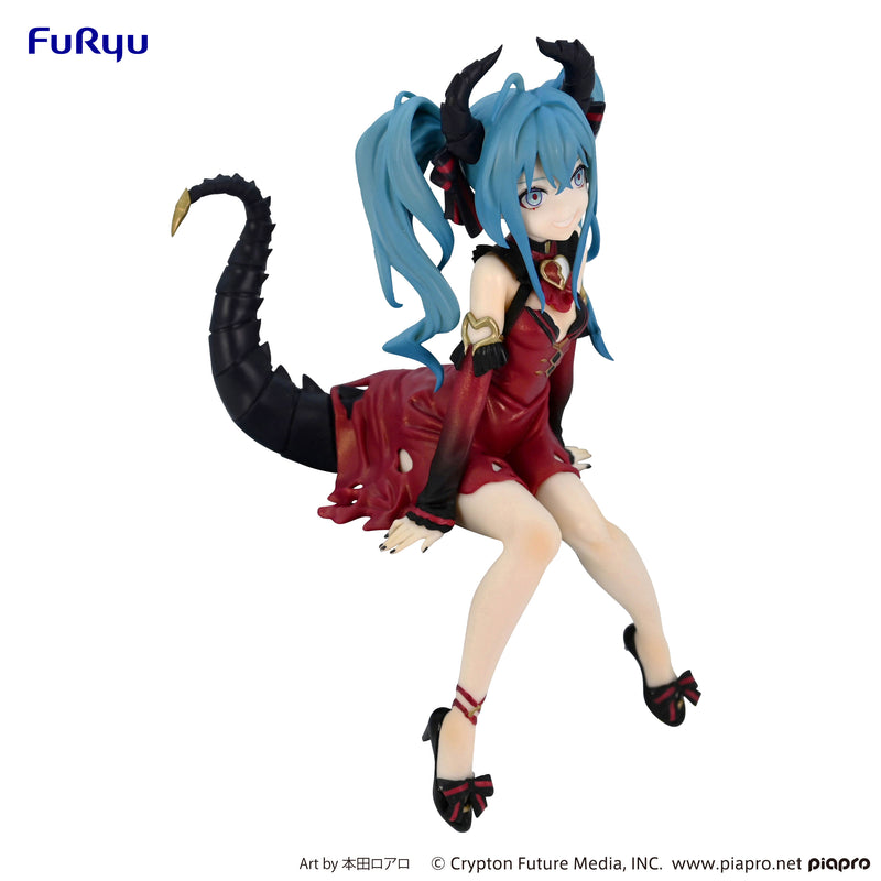 Hatsune Miku FuRyu Noodle Stopper Figure- Hatsune Miku・Villain・Red Color ver.