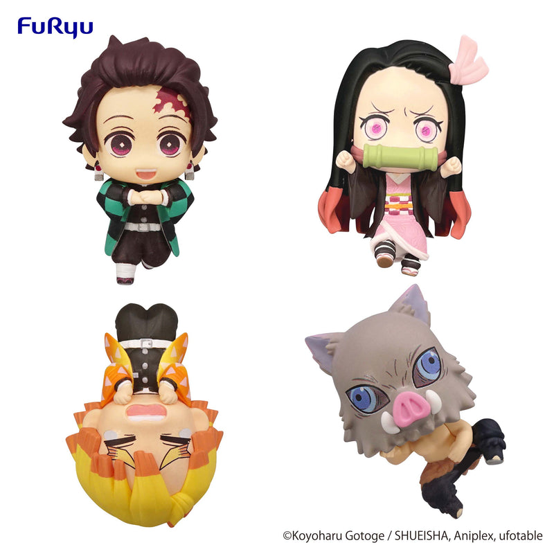 Demon Slayer: Kimetsu no Yaiba FuRyu Chokotto Hikkake Figure Petit 1(set of 4)